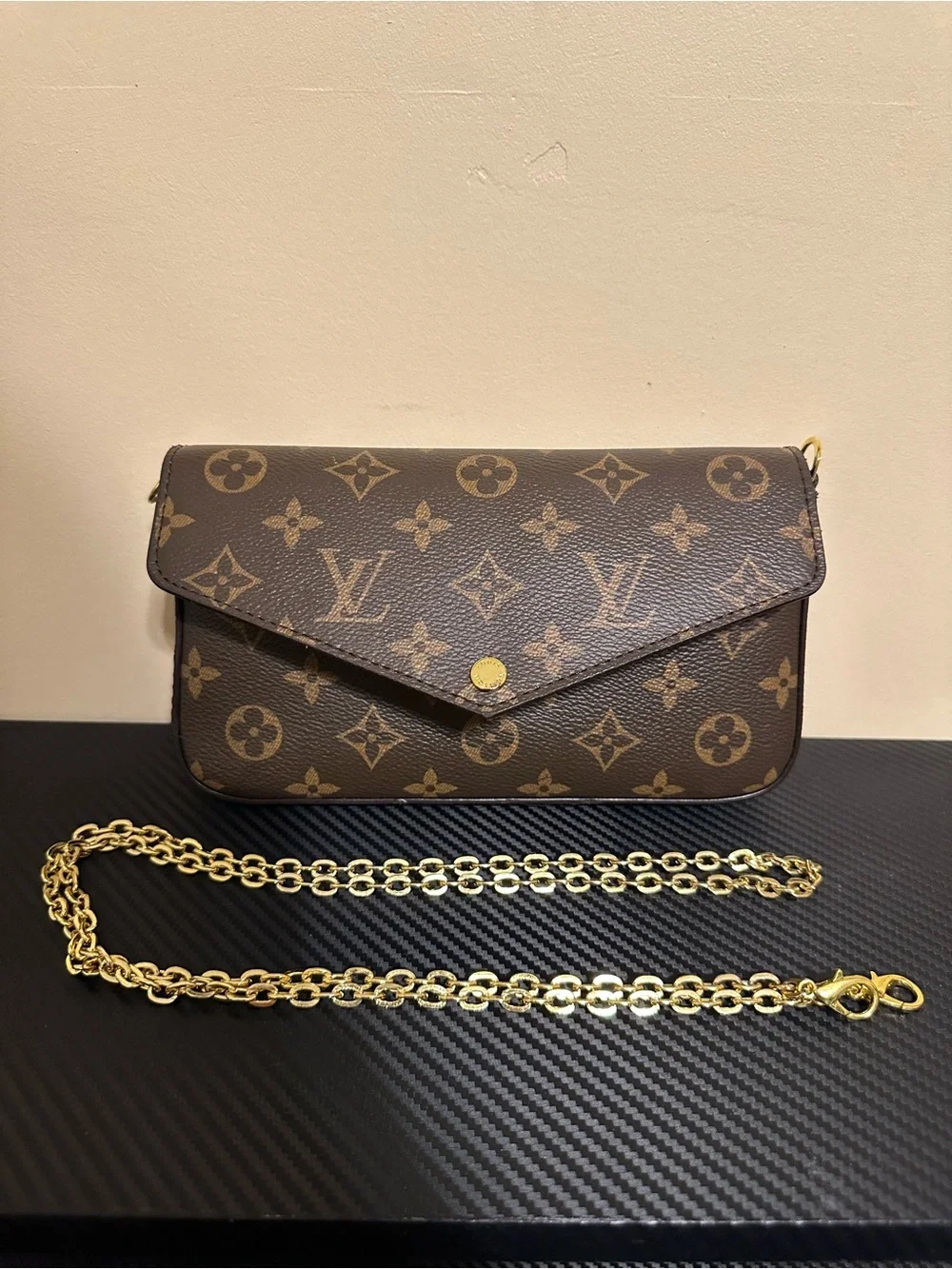 Brown clutch